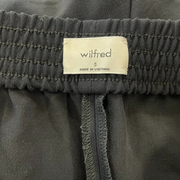 Wilfred Women's Black Elastic Waist Mini Shorts - Size Small - Picture 2 of 3